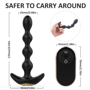 Remote control anal beads